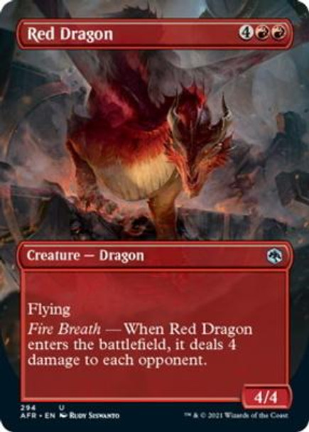 Red Dragon (Borderless) (AFR 294) (foil)