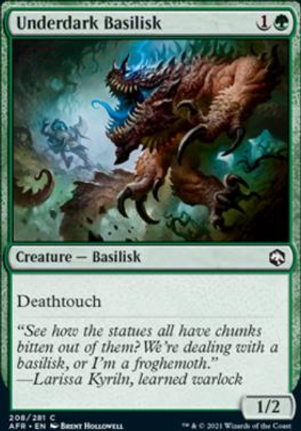 Underdark Basilisk (AFR 208) (foil)