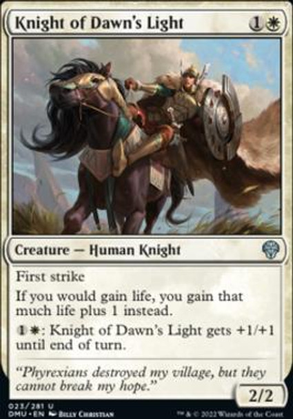 Knight of Dawn's Light (DMU 23)