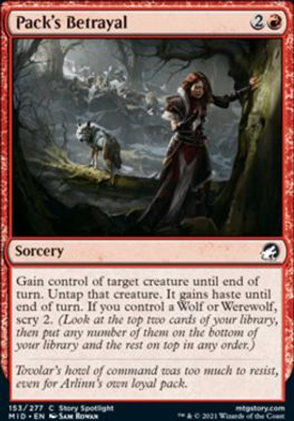 Pack's Betrayal (IMH 153) - foil