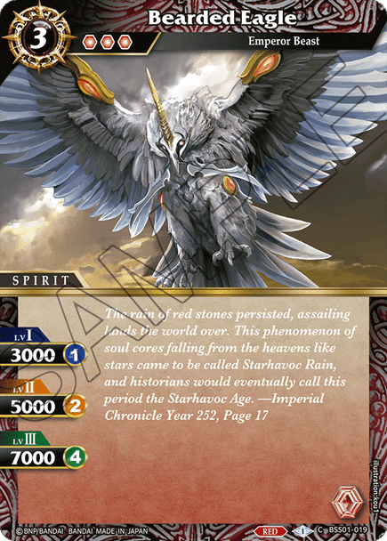 BSS01-019 Bearded Eagle (foil)