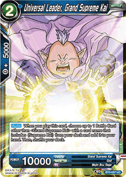 BT3-037 Universal Leader, Grand Supreme Kai