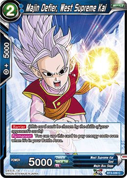 BT3-039 Majin Defier, West Supreme Kai