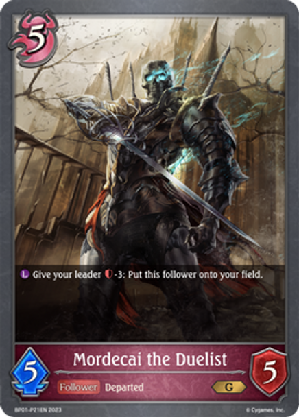 BP01-P21EN Mordecai the Duelist (Foil)