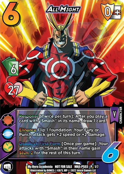 MHA-PS03 1/7 - All Might 5 (foil)