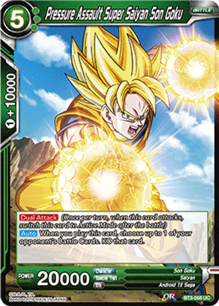 BT3-058  Pressure Assault Super Saiyan Son Goku