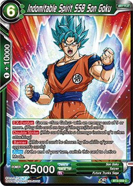 BT3-059 Indomitable Spirit SSB Son Goku