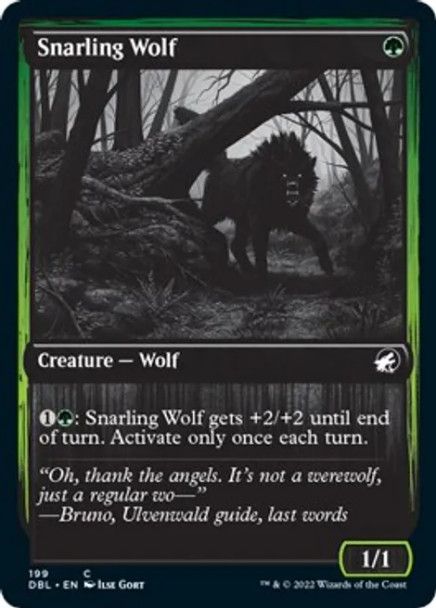 Snarling Wolf - foil (DBL 199)