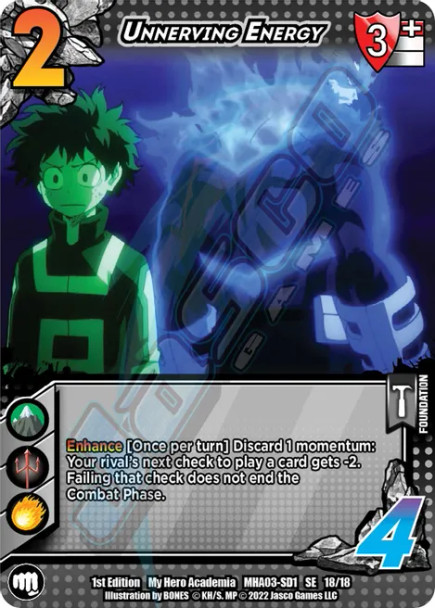 MHA-03 SD1 18/18 - Unnerving Energy