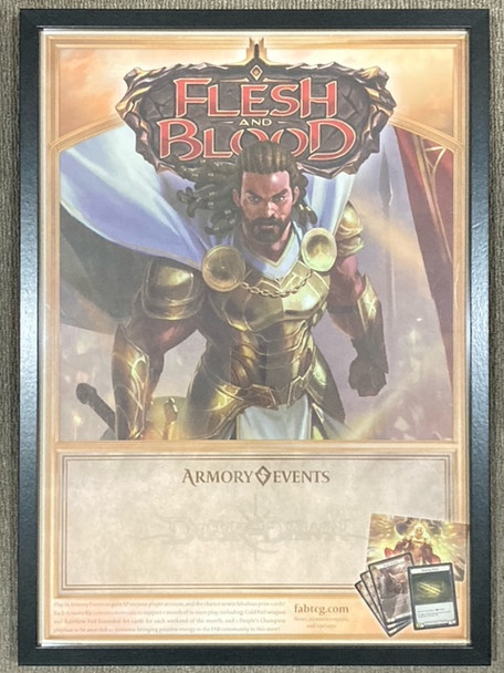 Flesh and Blood Framed Promo Poster - DTD Boltyn