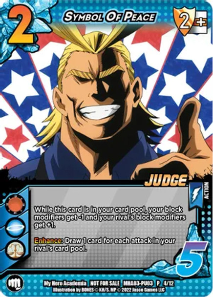 MHA03-PU03 4/12 Symbol of Peace (Judge)