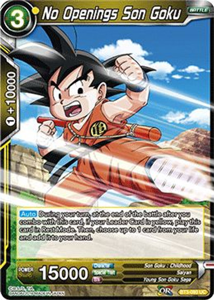 BT3-090 No Openings Son Goku