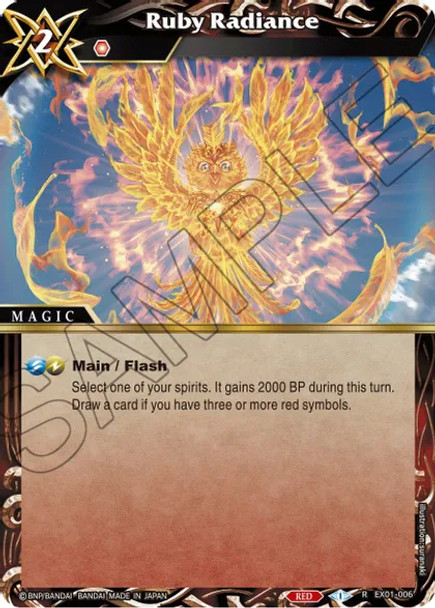 EX01-006 Ruby Radiance - Foil