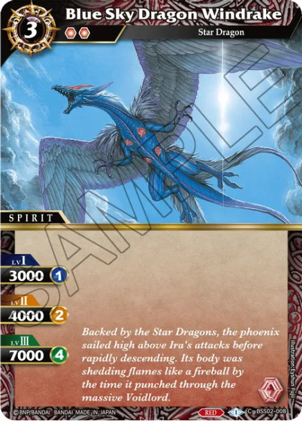 BSS02-008 Blue Sky Dragon Windrake