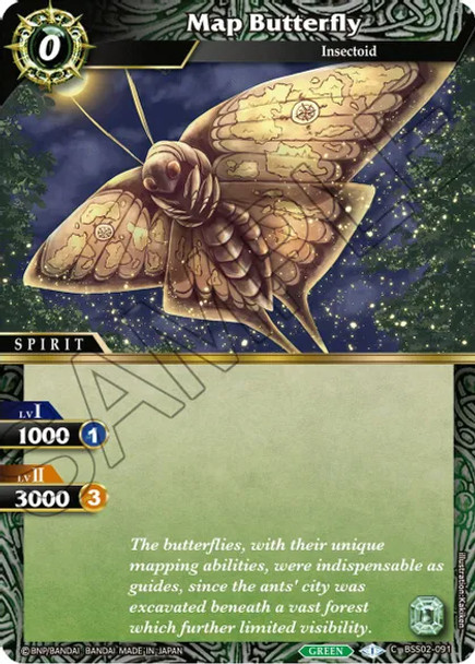 BSS02-091 Map Butterfly