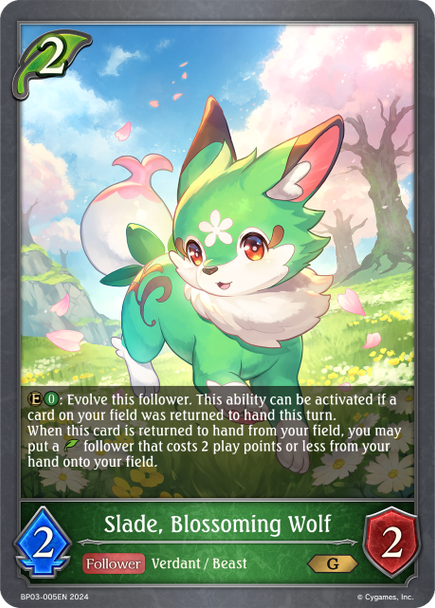 BP03-005EN Slade, Blossoming Wolf