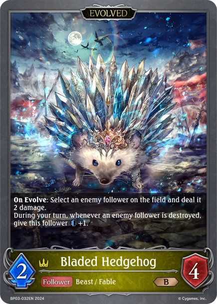 BP03-032EN Bladed Hedgehog (Evolved)