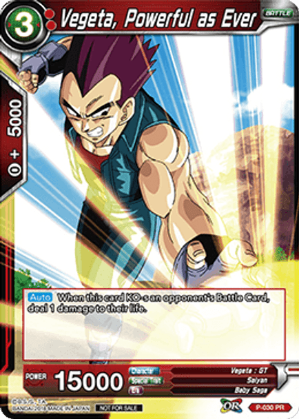 P-030  Vegeta, Powerful as Ever