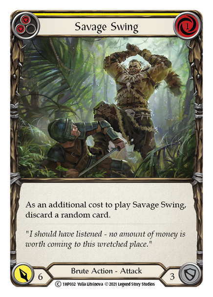 1HP032 Savage Swing (Yellow)