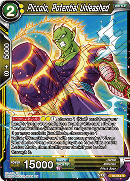 TB3-054 Piccolo, Potential Unleashed