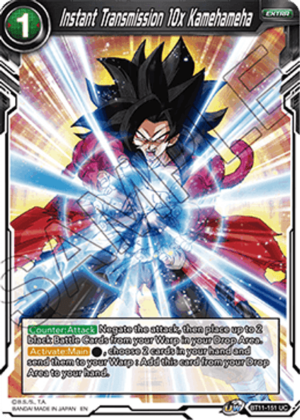 BT11-151 Instant Transmission 10x Kamehameha