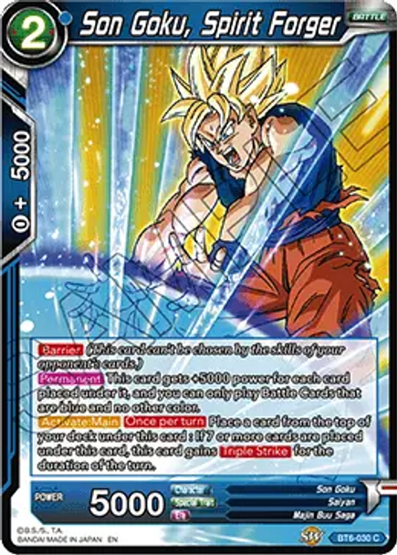 BT6-030 Son Goku, Spirit Forger