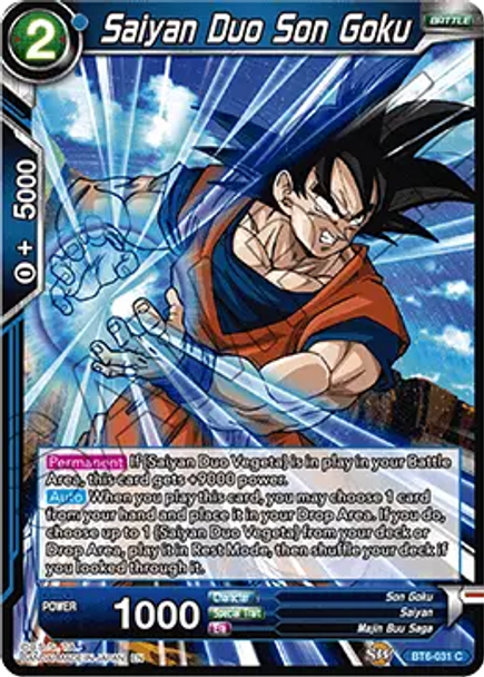 BT6-031 Saiyan Duo Son Goku