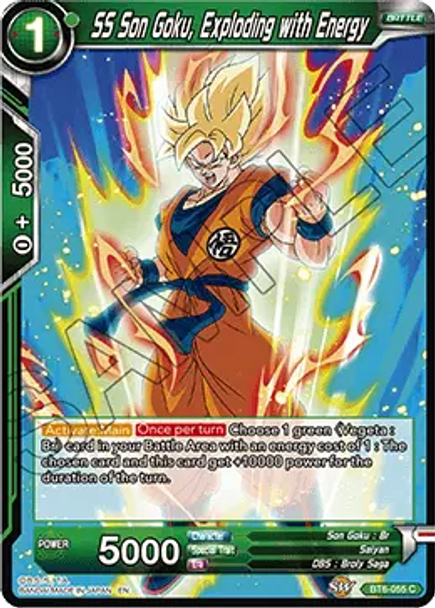 BT6-055 SS Son Goku, Exploding with Energy