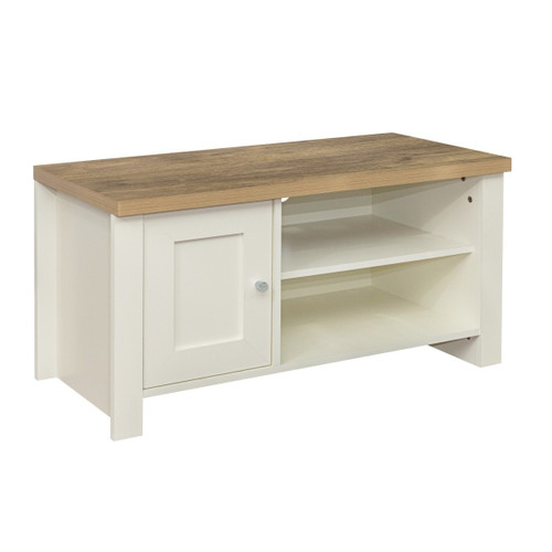 Highgate Cream and Oak Small TV Unit