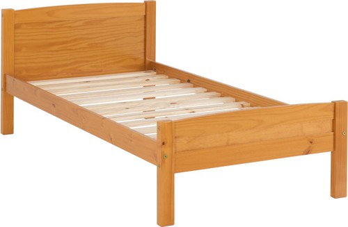 Amber Antique Pine Bed Frame