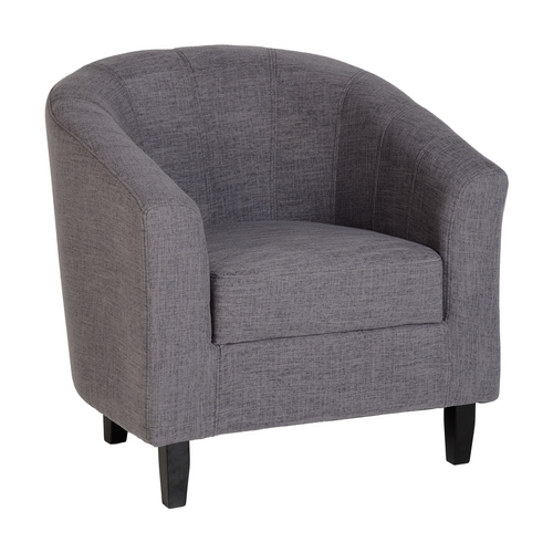 Tempo Grey Fabric Tub Chair