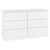 Malvern White 6 Drawer Chest