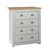 Highgate Grey and Oak 4 Drawer Chest