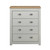 Highgate Grey and Oak 4 Drawer Chest