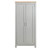 Highgate Grey and Oak 2 Door Wardrobe