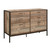 Urban Rustic Industrial 6 Drawer Chest
