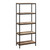 Urban Rustic Industrial 5 Tier Bookcase