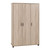 Oliver Light Oak 3 Door Wardrobe