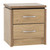 Charles Oak Effect 2 Drawer Bedside