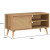 Manila Rattan 1 Door TV Unit in Oak