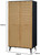 Manila Rattan 2 Door Double Wardrobe