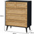 Manila Rattan 3+2 Drawer Chest