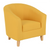 Tempo Mustard Yellow Fabric Tub Chair