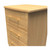 Faye 3 Drawer Bedside Cabinet in Modern Oak