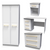 Faye White Ash Bedroom Set 5