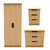 Bella Modern Oak Bedroom Set 1