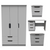 Bella Grey Ash Bedroom Set 8