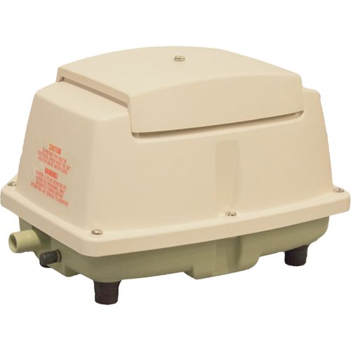 The EasyPro ML80 Linear Piston Compressor is a high-efficiency pond aeration compressor featuring a quiet linear piston motor, 86-watt energy-saving operation, and outdoor-rated construction. Ideal for continuous aeration in ponds, lakes, and septic systems, the ML80 supports improved dissolved oxygen levels and long-term water quality management.