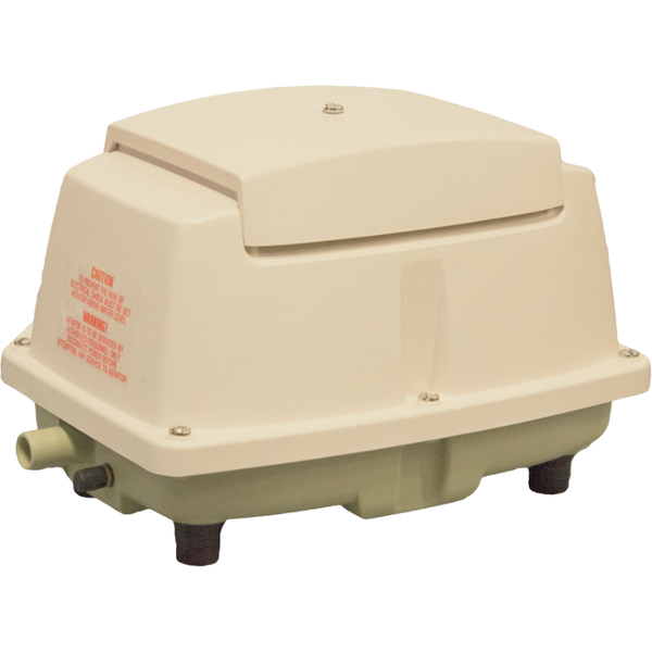 The EasyPro ML80 Linear Piston Compressor is a high-efficiency pond aeration compressor featuring a quiet linear piston motor, 86-watt energy-saving operation, and outdoor-rated construction. Ideal for continuous aeration in ponds, lakes, and septic systems, the ML80 supports improved dissolved oxygen levels and long-term water quality management.