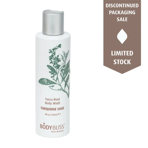 TURQUOISE SAGE Yucca Root Body Wash 8oz SALE
